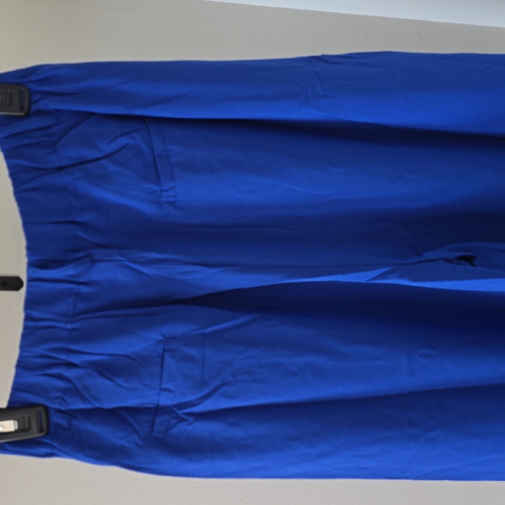 Easel Royal Blue Wide Leg Pants - Picture 4 of 8